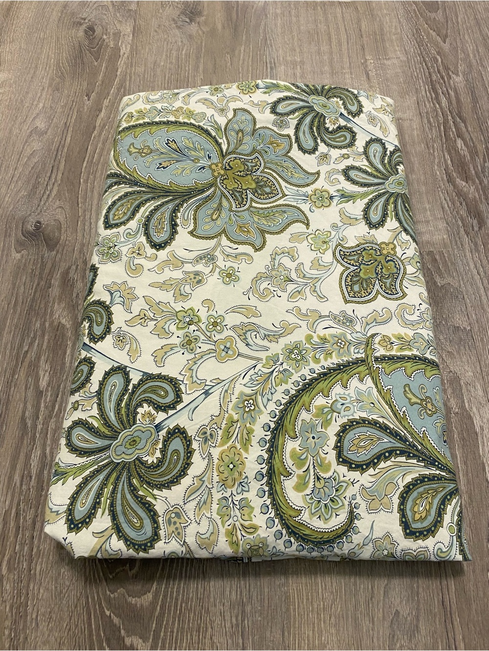 Pottery Barn Paisley floral Brigette Jacobean Full/Queen Cotton Duvet Cover